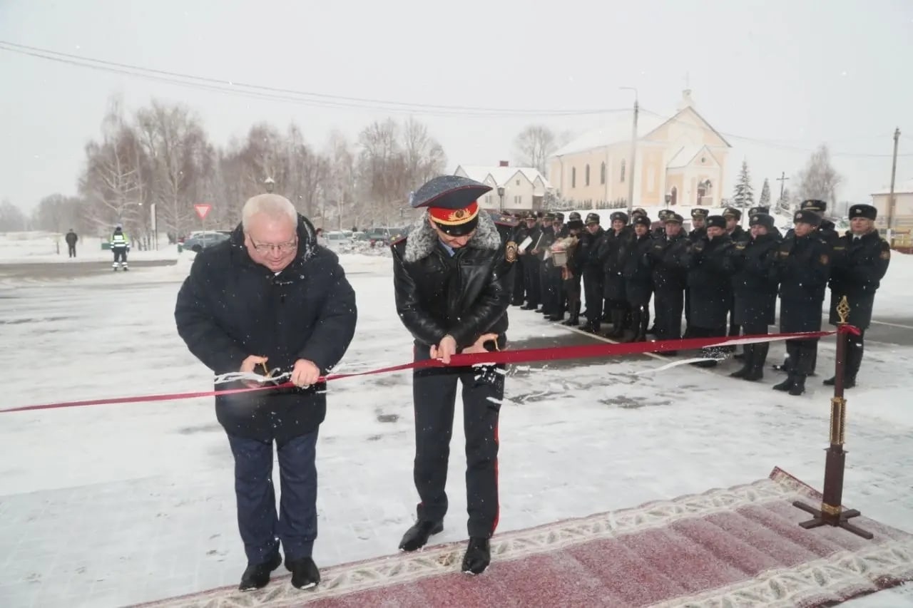 Обновлённое здание Толочинского РОВД открыли 27 января в торжественной  обстановке - Толочинское районное объединение профсоюзов